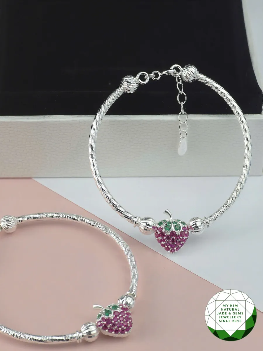 BST LẮC TAY BẠC CAO CẤP CHO BÉ 