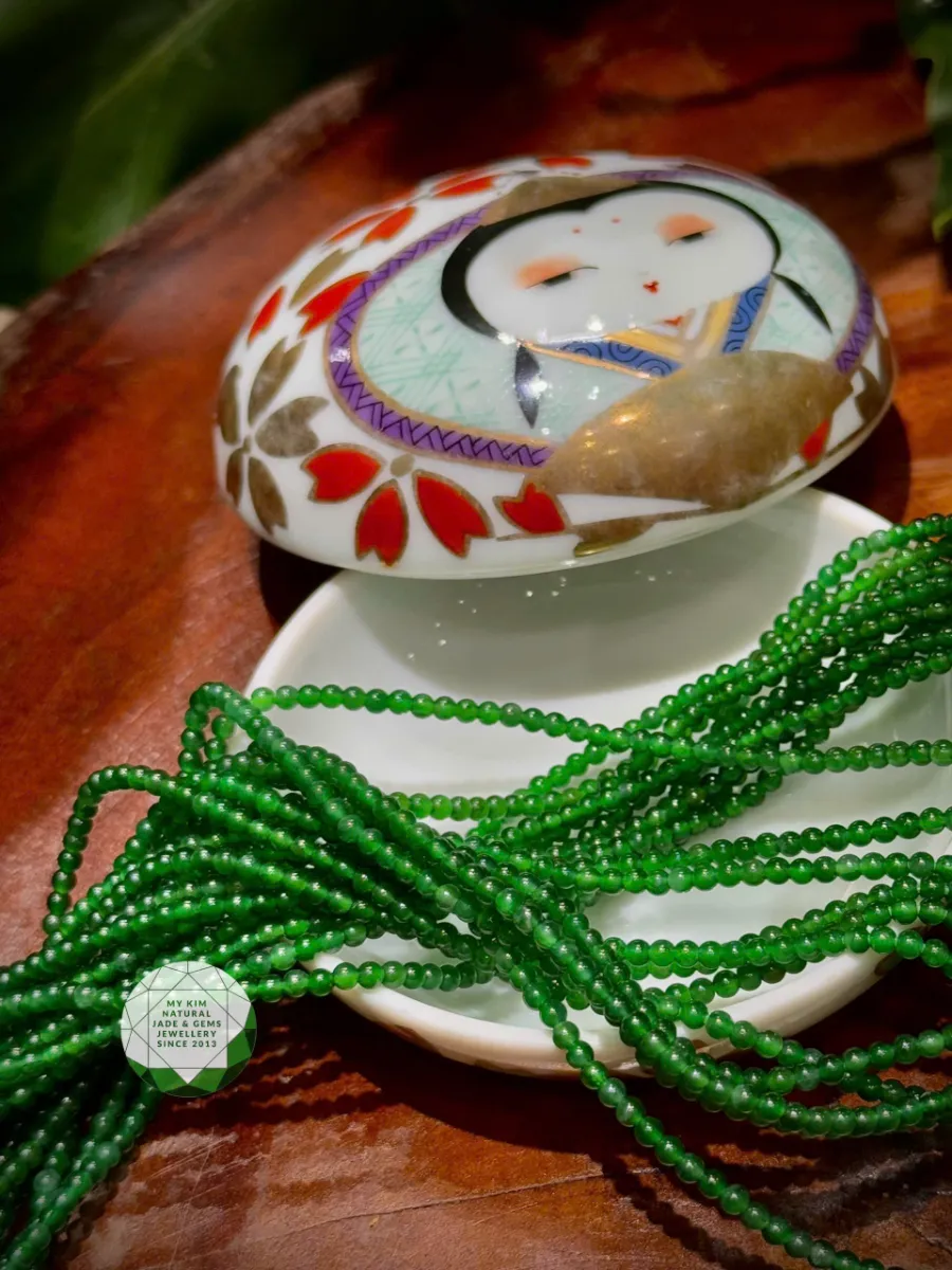 Vòng Ngọc Phỉ Thúy Imperial Jade Vip sz 2.7mm