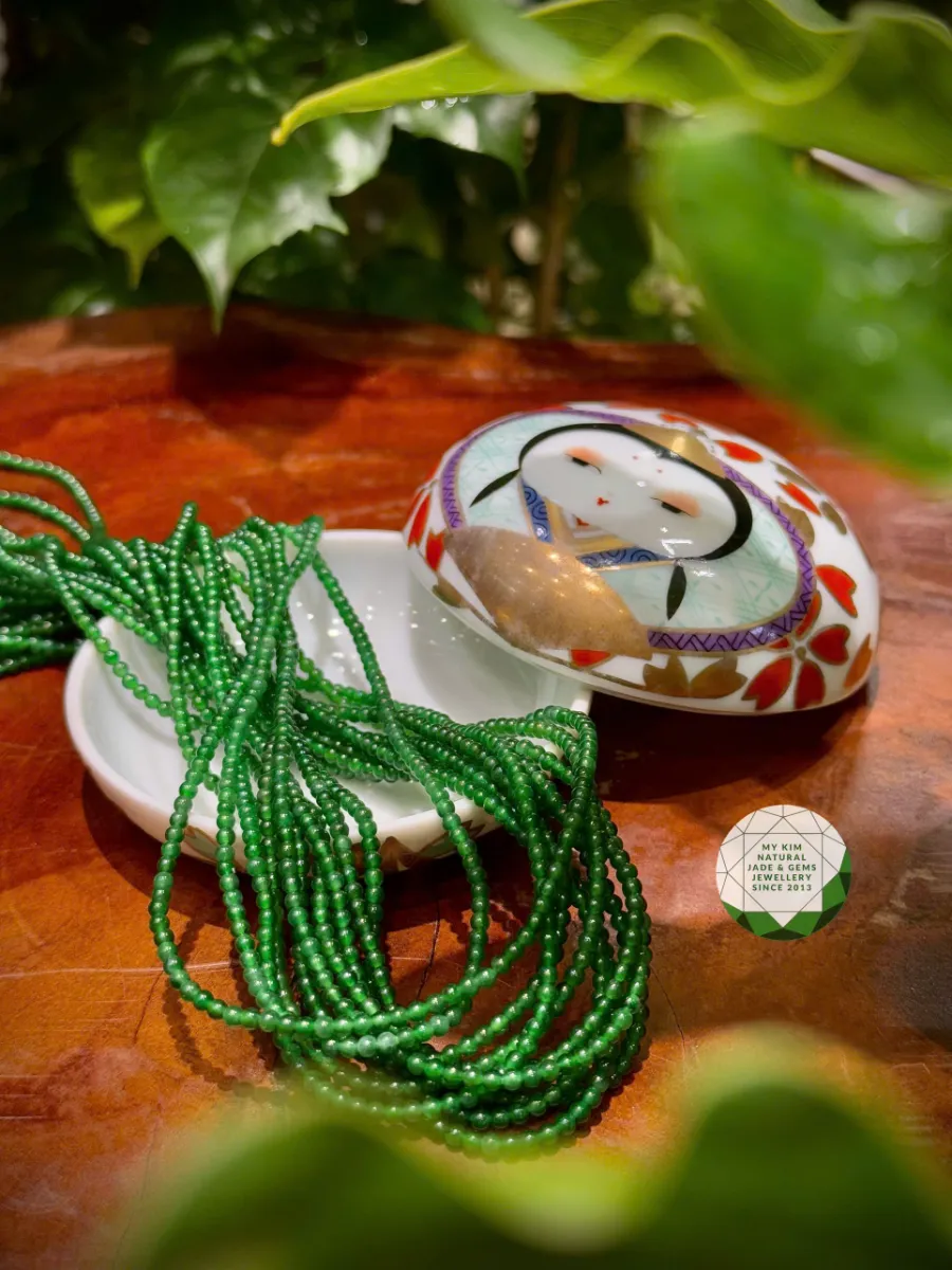 Vòng Ngọc Phỉ Thúy Imperial Jade Vip sz 2.7mm 