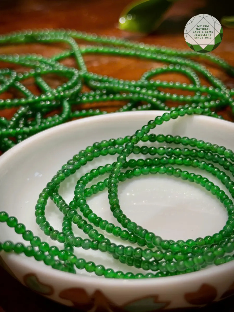 Vòng Ngọc Phỉ Thúy Imperial Jade Vip sz 2.7mm