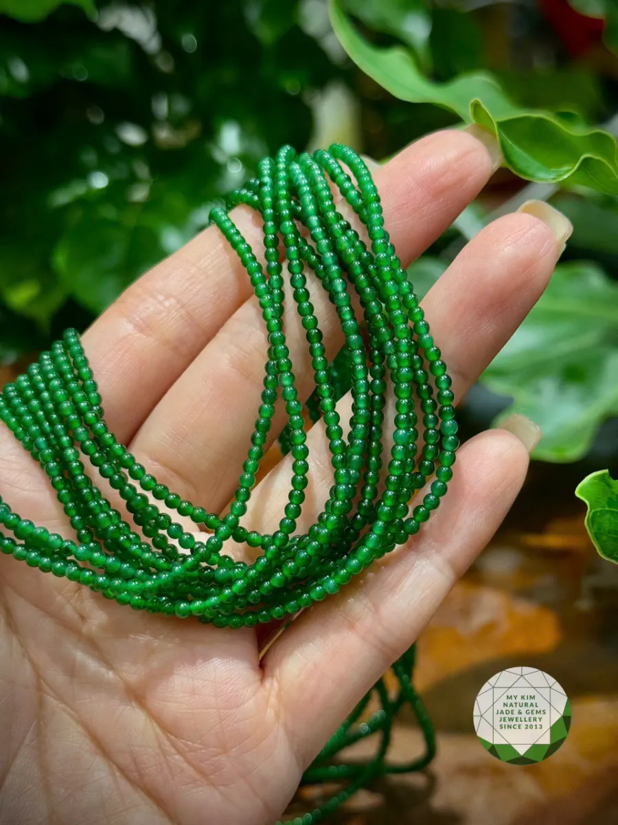 Vòng Ngọc Phỉ Thúy Imperial Jade Vip sz 2.7mm