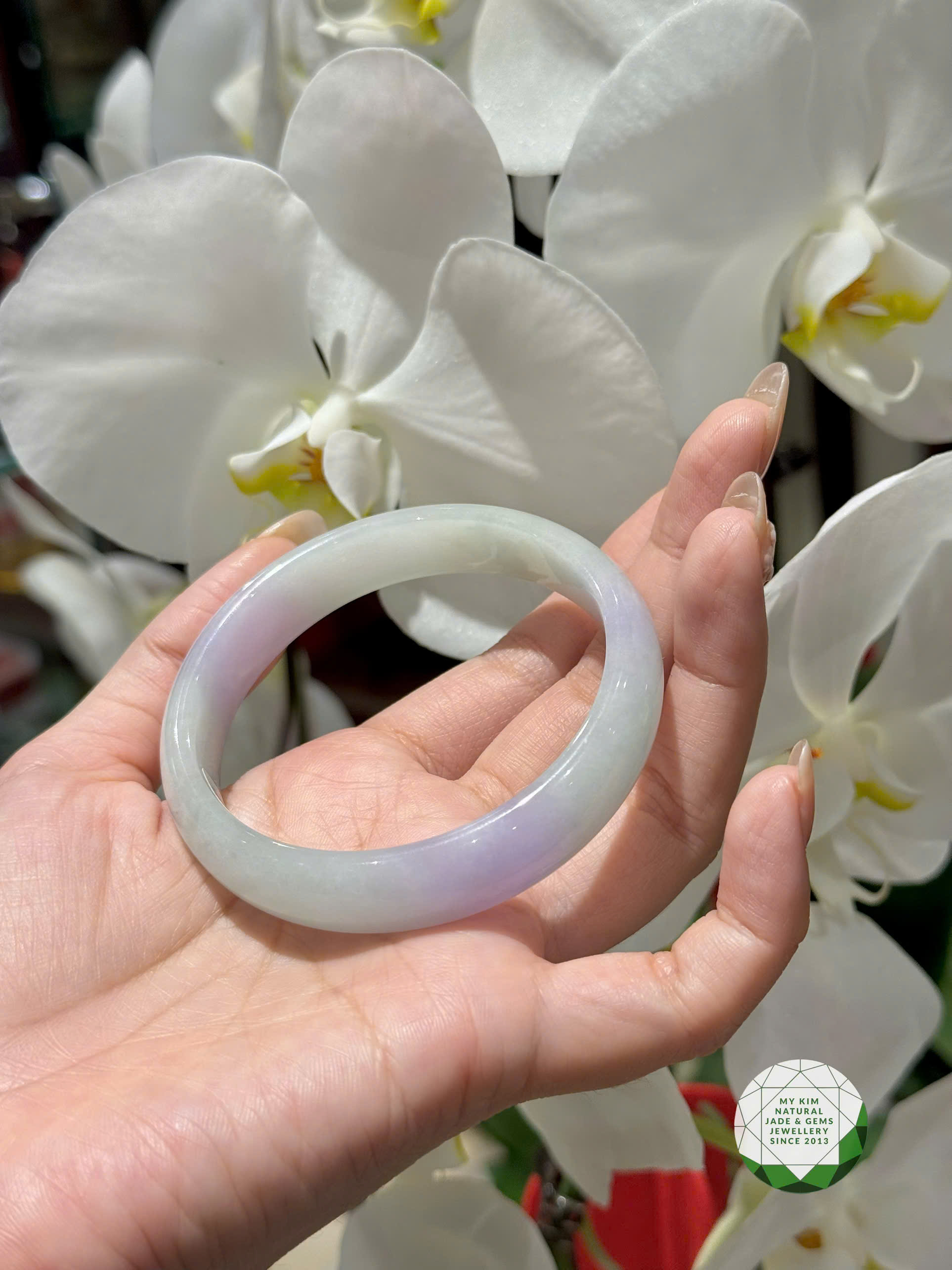 💜 Set Vòng Tay & Nhẫn Ngọc Phỉ Thúy Tím Khoai Môn – Sắc Ngọc Thanh Nhã, Duyên Lành Bình An