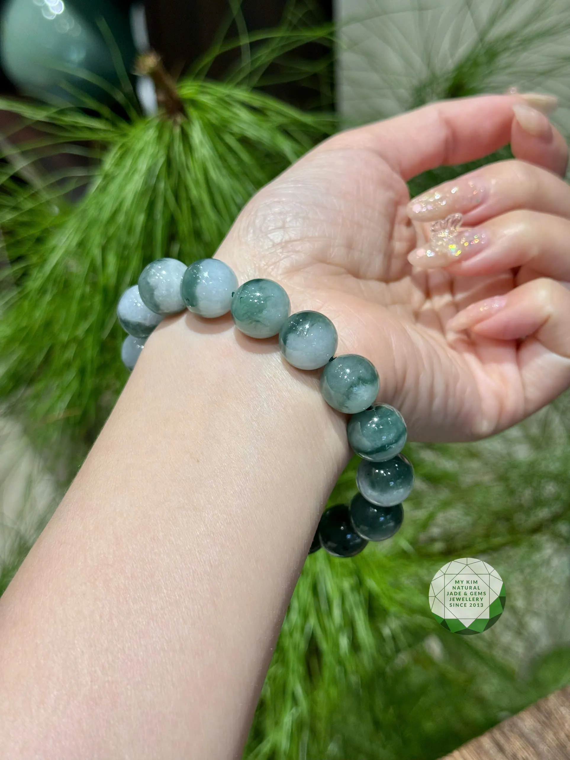 💎 Vòng Lam Thủy Ngọc Phỉ Thúy Uyên Ương VIP 