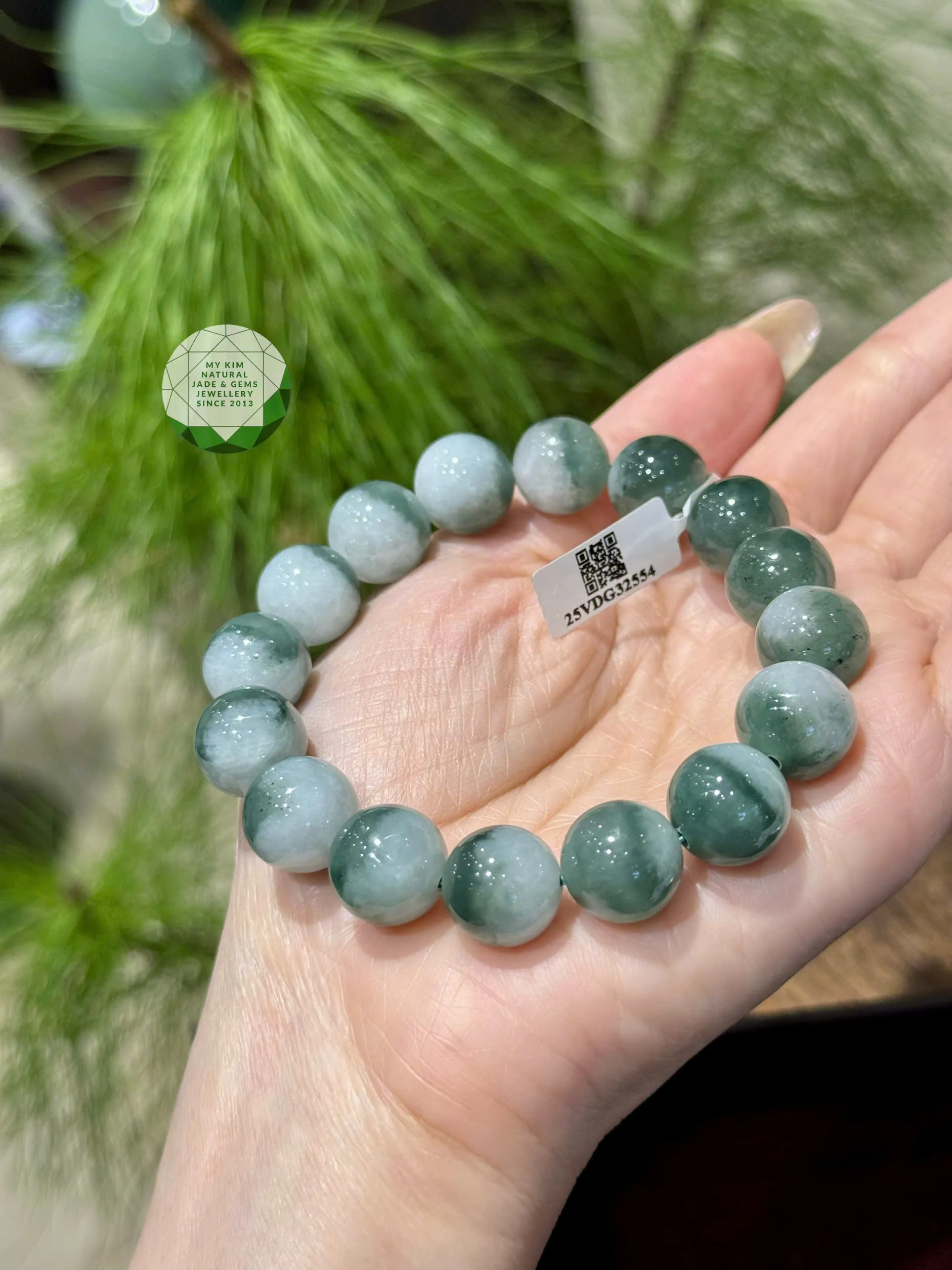 💎 Vòng Lam Thủy Ngọc Phỉ Thúy Uyên Ương VIP 