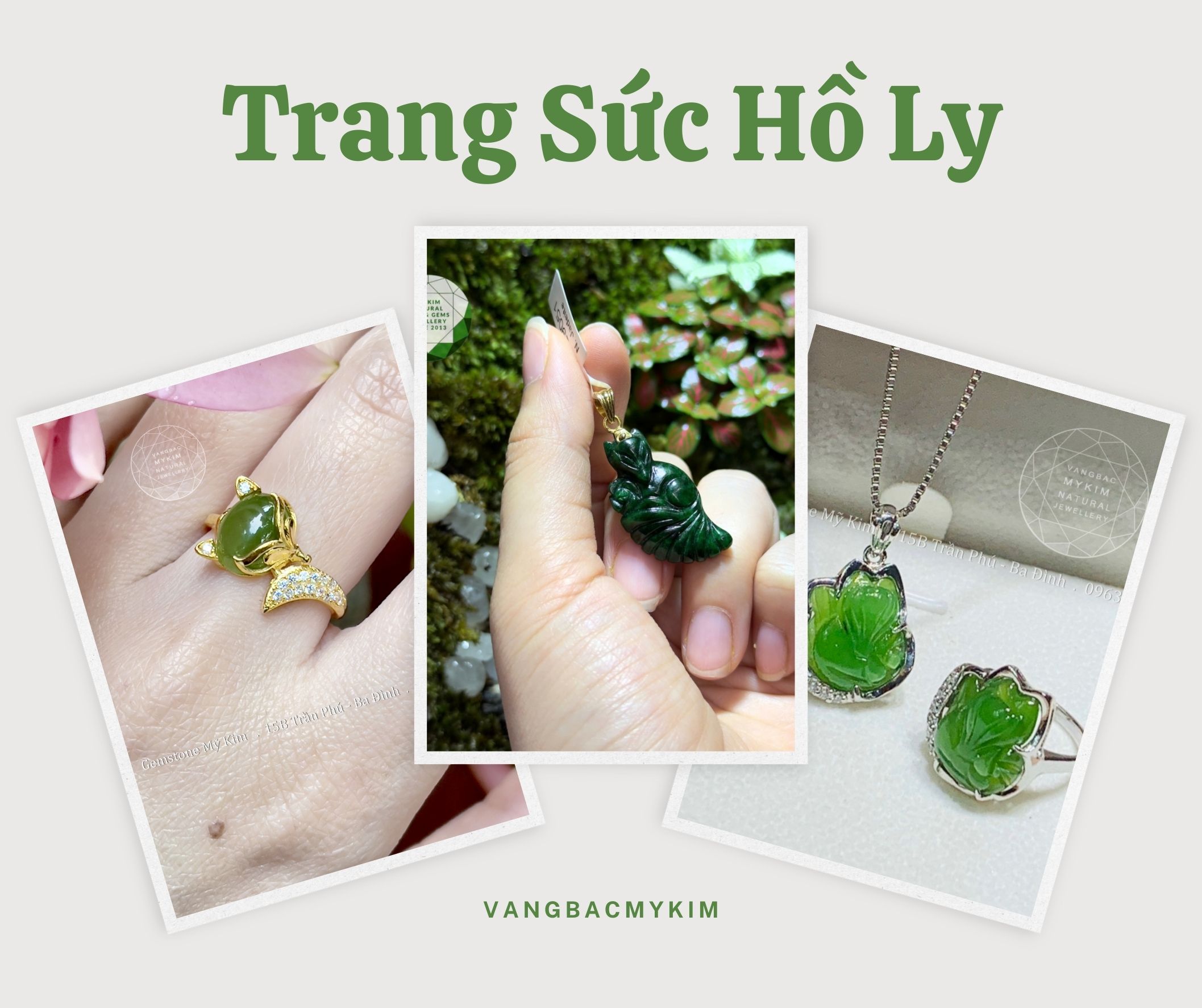  💎 Trang Sức Hồ Ly – Chạm Tới Vẻ Đẹp Thanh Nhã Và Tinh Tế  🌿