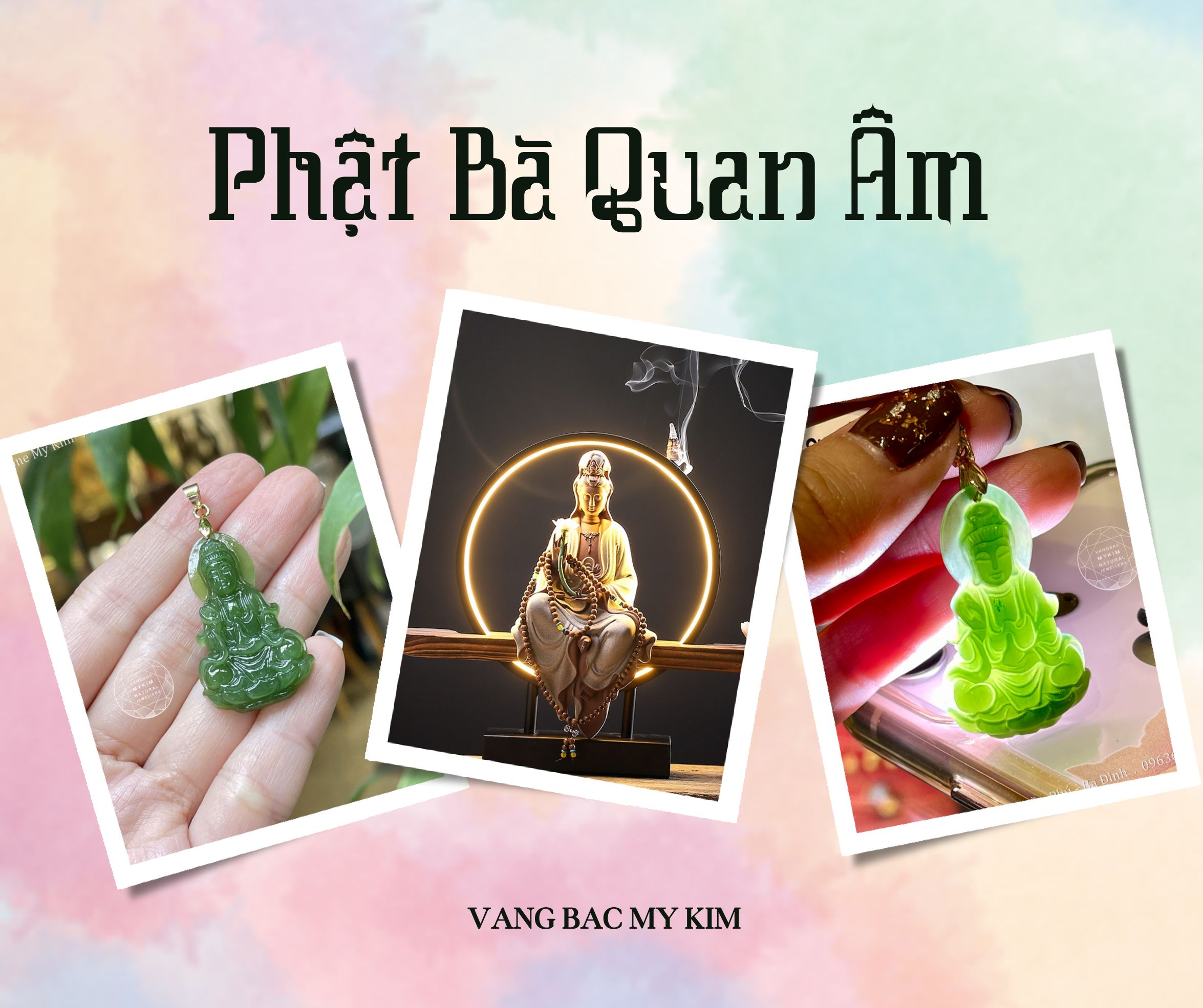 🌸 Phật Bà Quan Âm Qua Lăng Kính Của Ngọc Bích & Phỉ Thúy 🌸