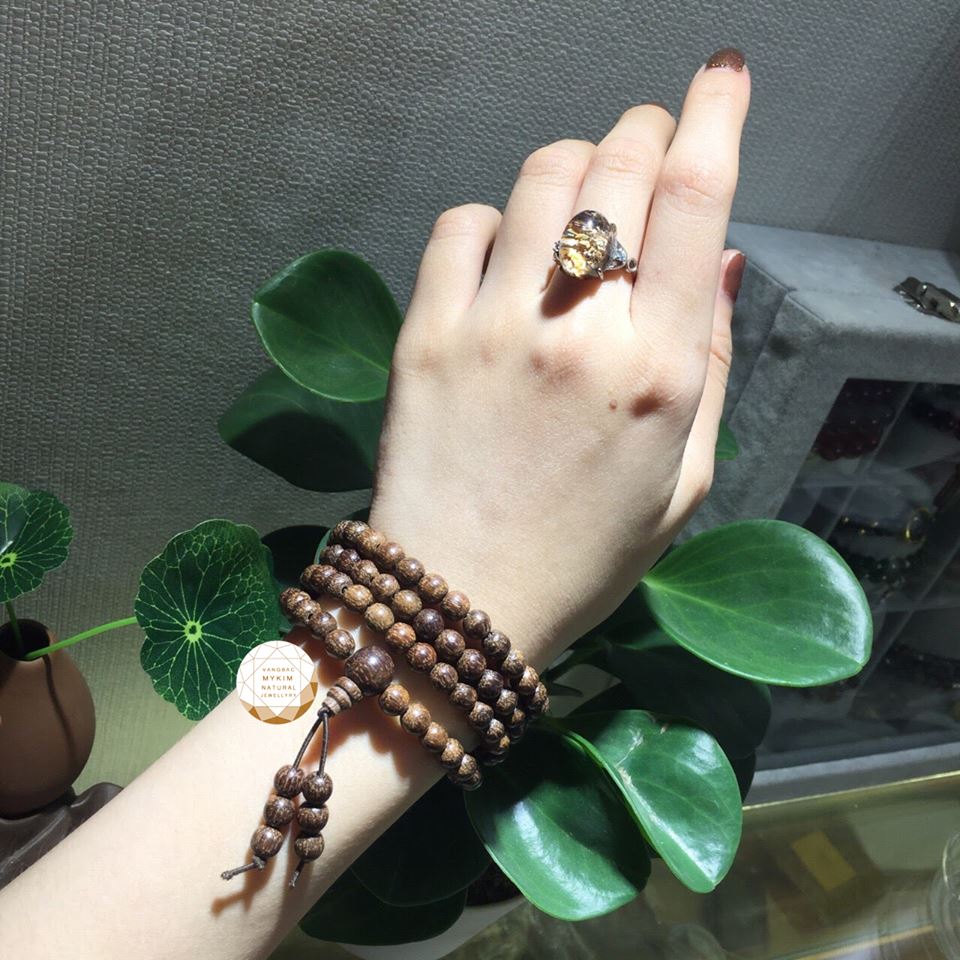 Vòng gỗ tử đàn 108 hạt