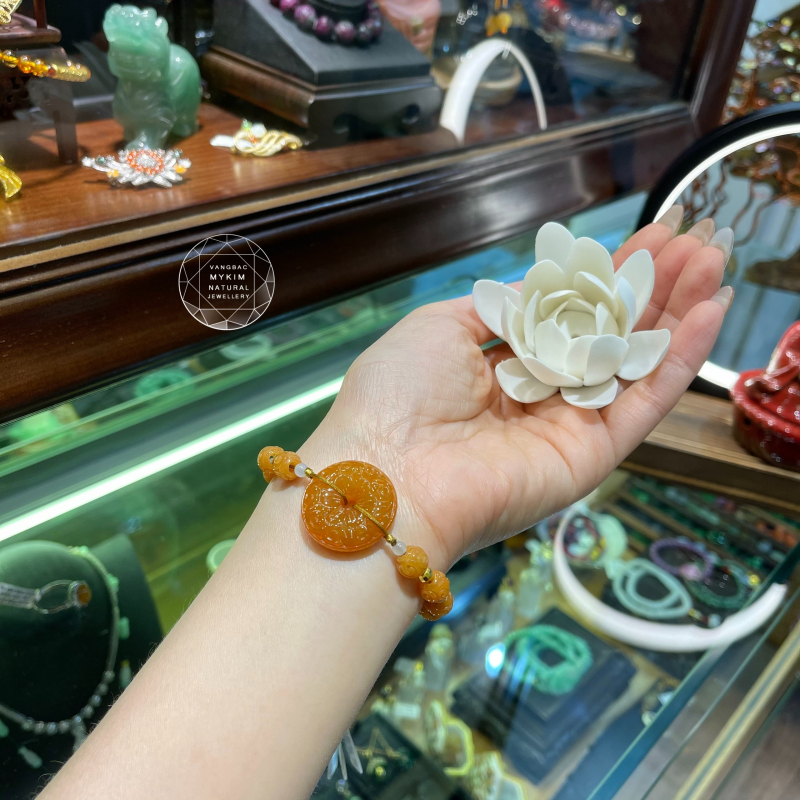 Dây tết Phỉ Thúy Hoàng Huyết