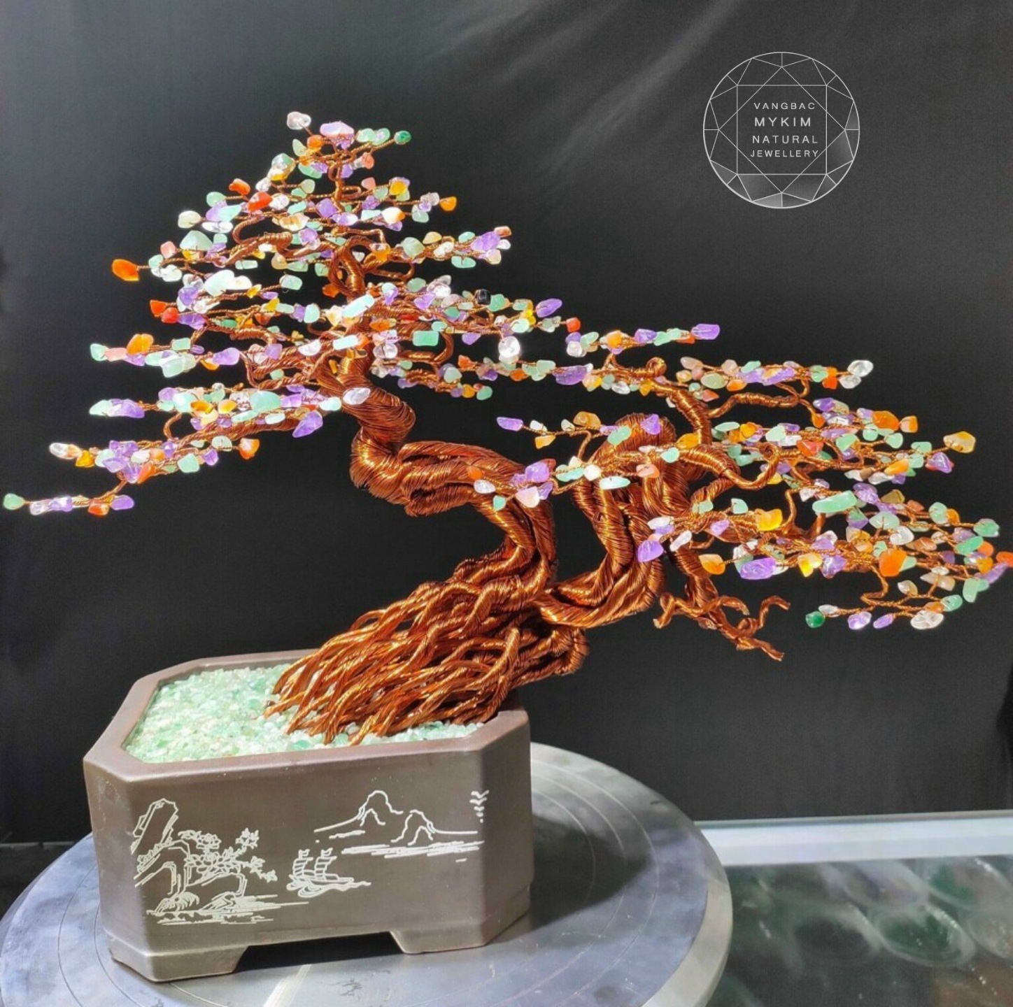 Cây Bonsai Phong Thủy - MS03 - Hàng thủ công cao cấp