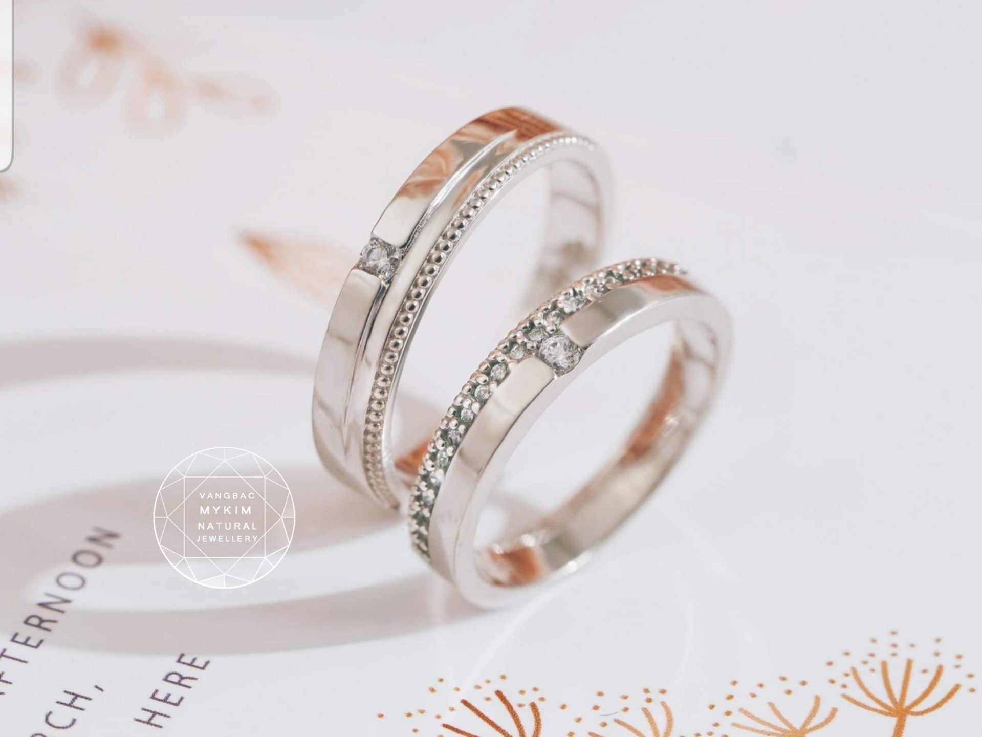 Nhẫn cưới - MS03 - Vàng 14k - 18k