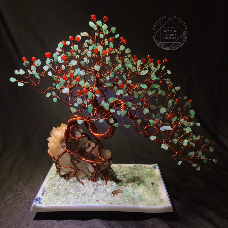 Cây Bonsai Phong Thủy - MS08 - Hàng thủ công cao cấp