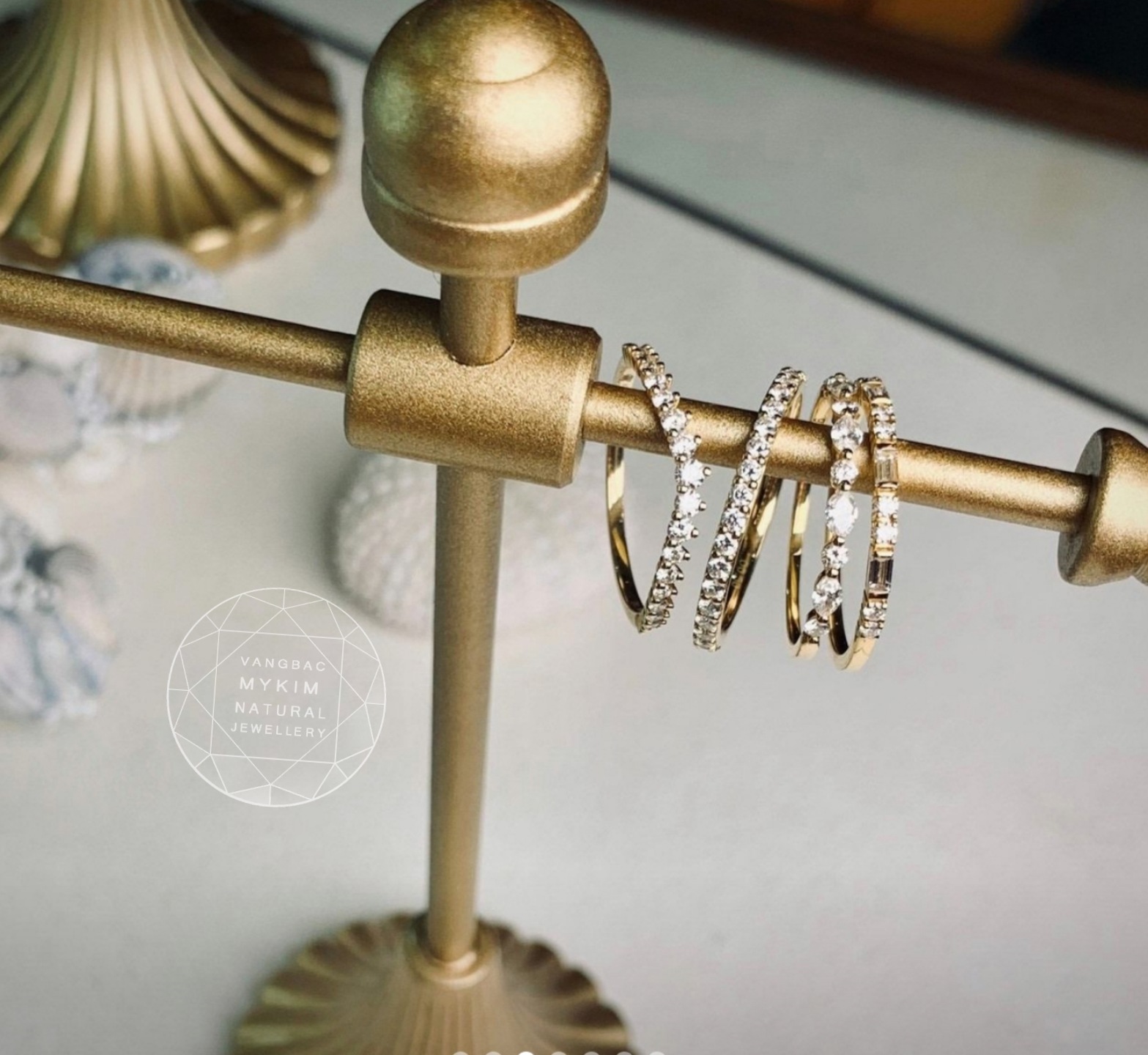 Nhẫn Thiết kế theo yêu cầu - Vàng 10k - 14k - 18k