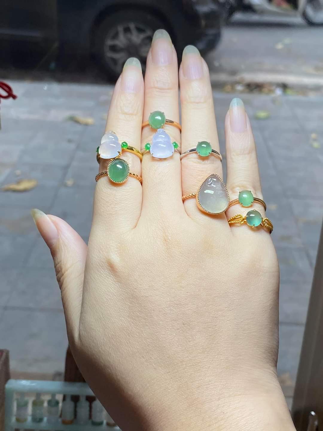 Nhẫn Ngọc Jadeite - Hàng đặt theo yêu cầu