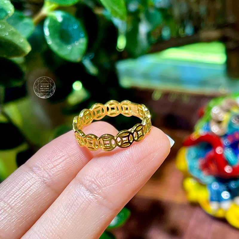 Nhẫn Kim Tiền - Vàng 14k