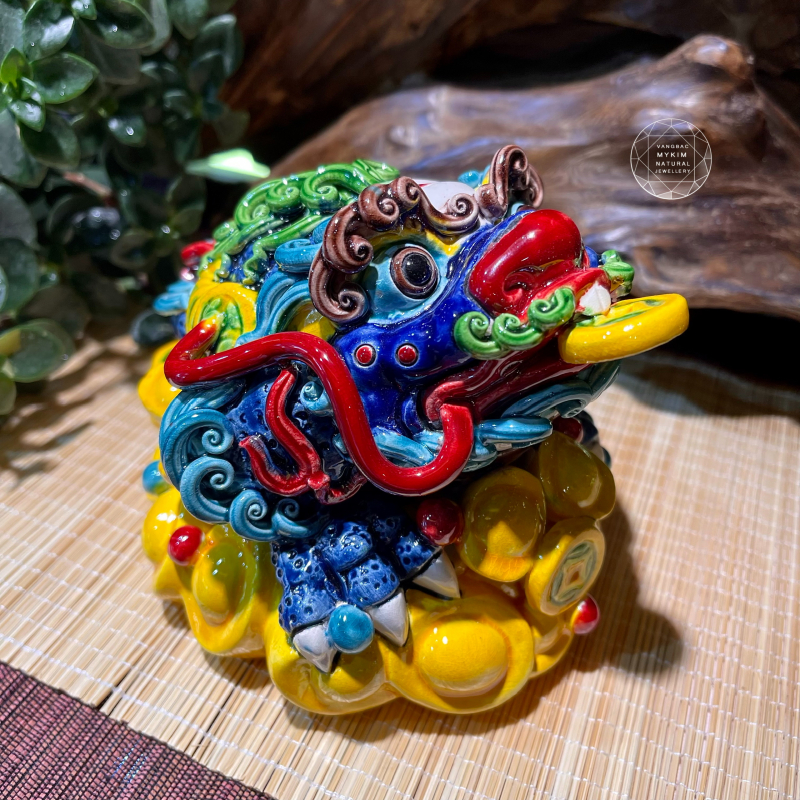 ✨ Cóc Thiềm Thừ Đĩnh Vàng – Gốm Sứ Men Rạn Đài Loan | Linh Vật Tài Lộc Thu Hút May Mắn