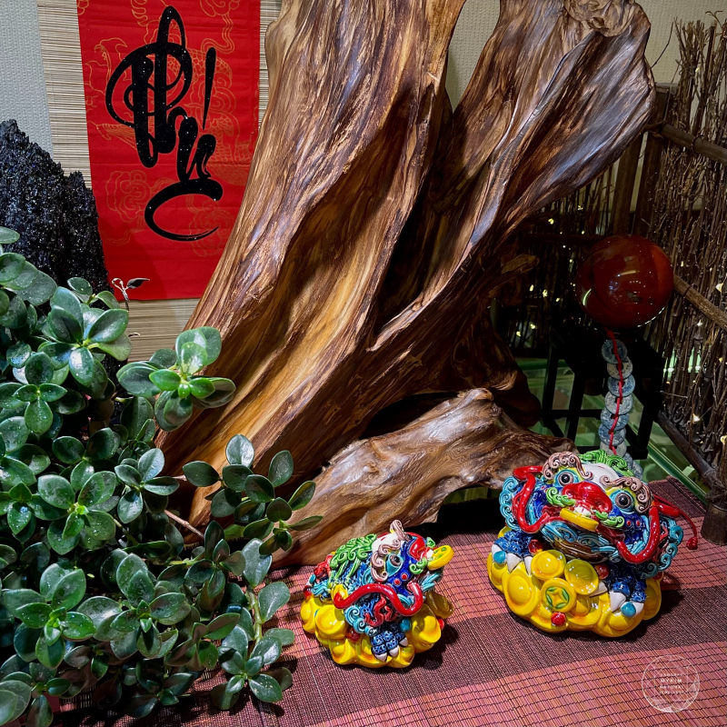 ✨ Cóc Thiềm Thừ Đĩnh Vàng – Gốm Sứ Men Rạn Đài Loan | Linh Vật Tài Lộc Thu Hút May Mắn