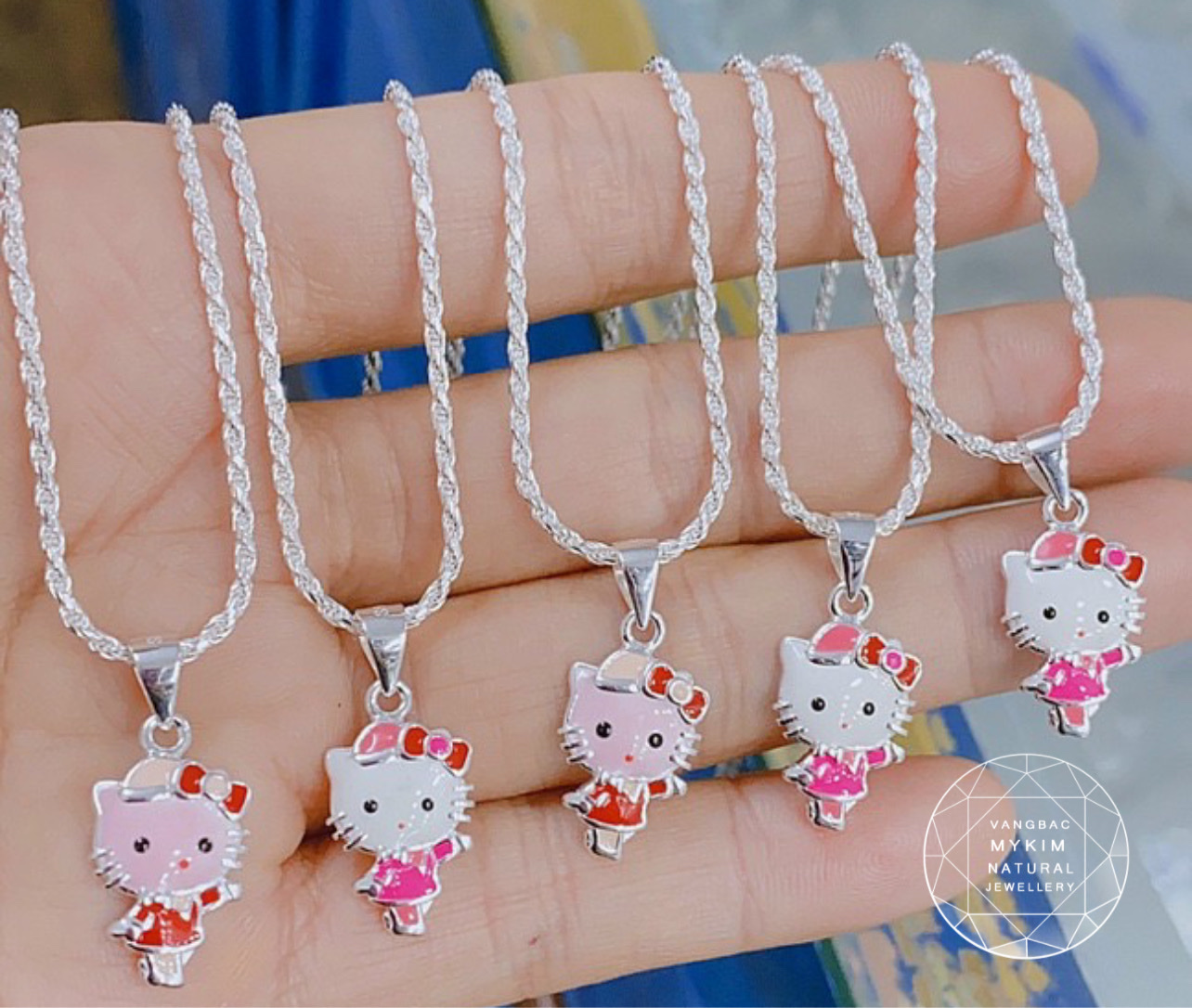 Dây chuyền Kitty - Bạc 999