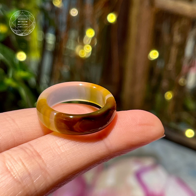 Nhẫn Mã Não Loang Màu