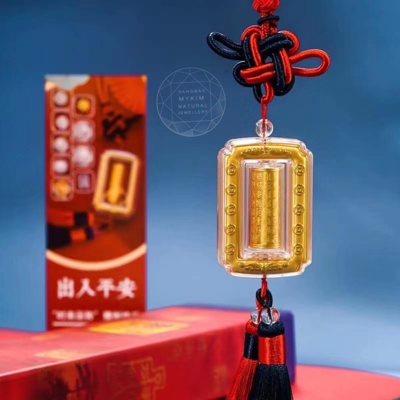 Khánh Treo Vàng 999 - Trụ Kinh Luân - Cầu Bình An & Tịnh Hóa Nghiệp Chướng