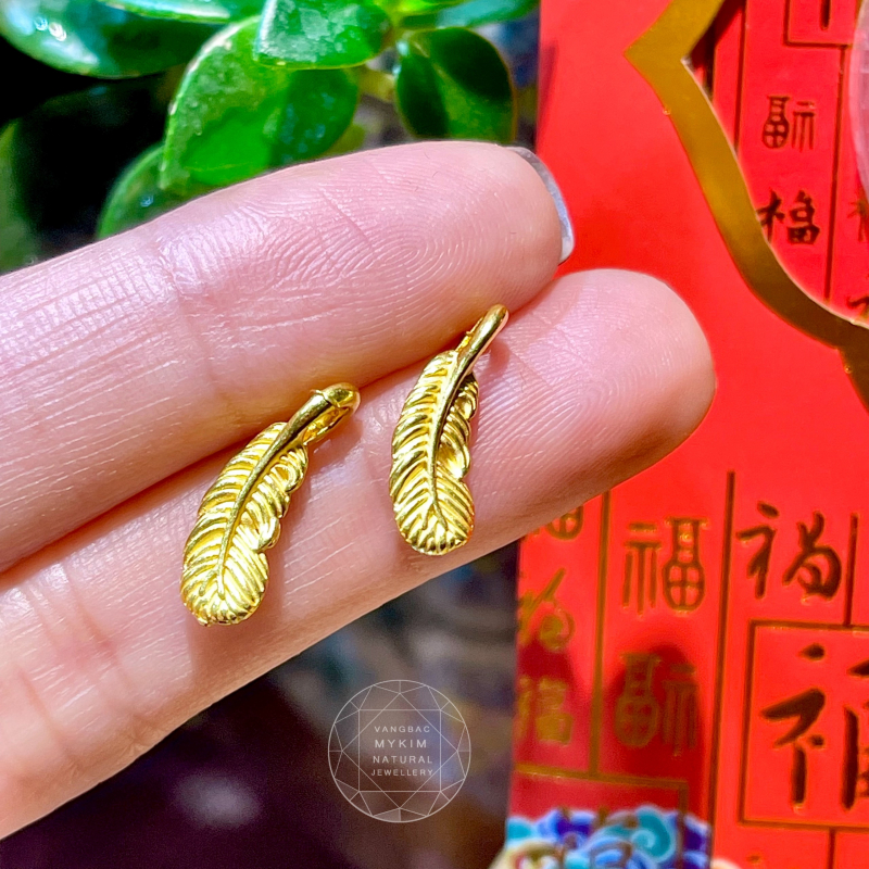 Charm Vàng 24k - Lông Vũ - Vàng 9999