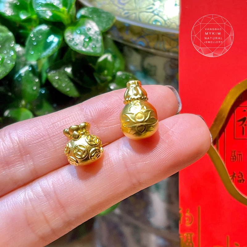 Charm Túi Tiền - Hồ Lô -  Vàng 24k