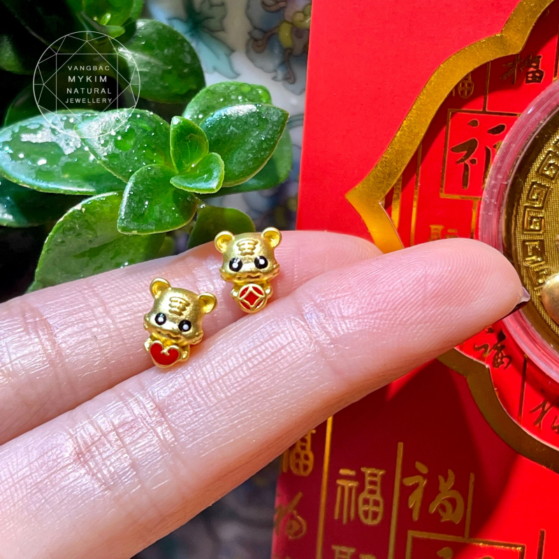 Charm Vàng 24k - Hổ Vàng May mắn