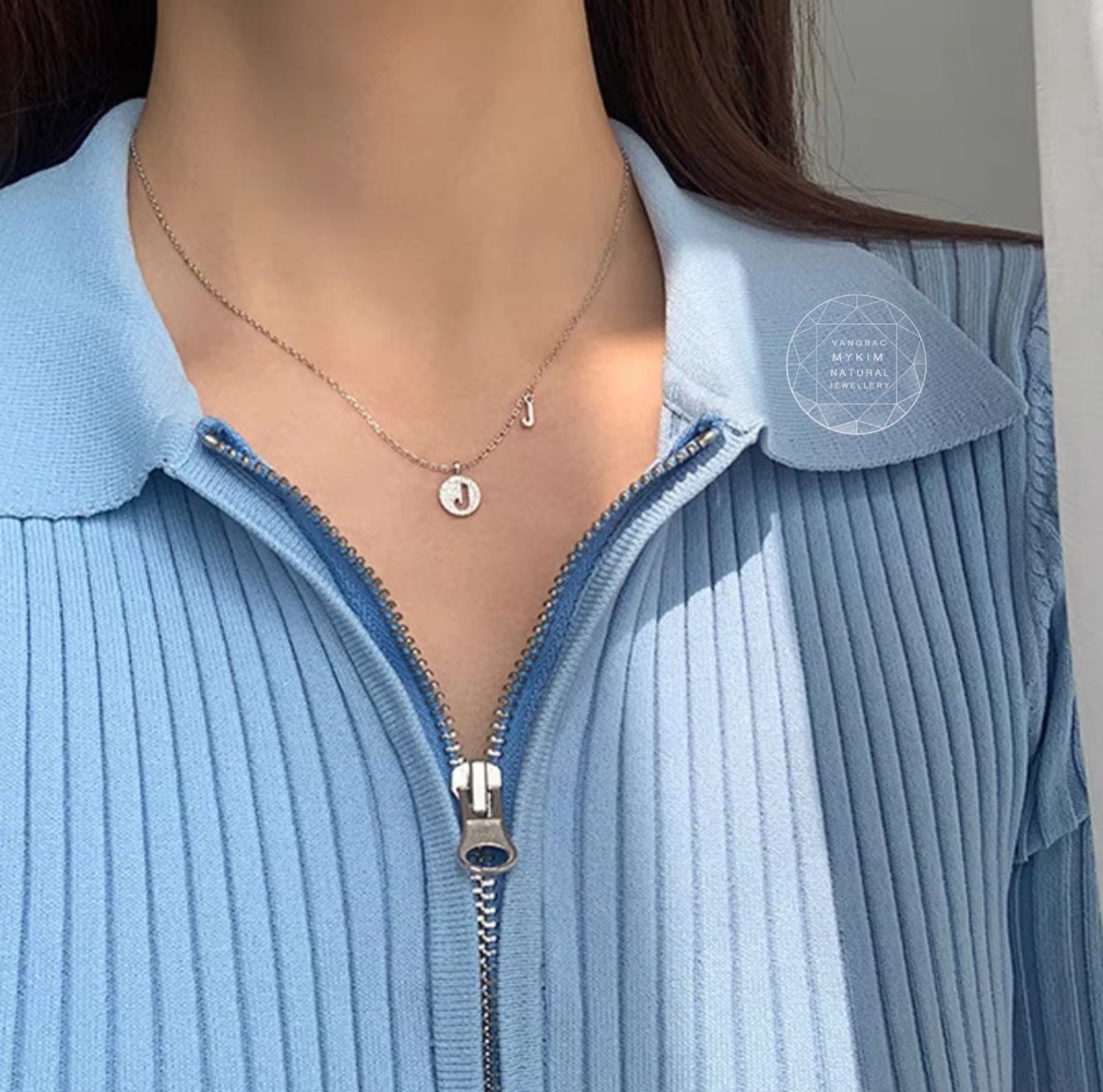 Dây chuyền mặt chữ - Vàng 10k - 14k