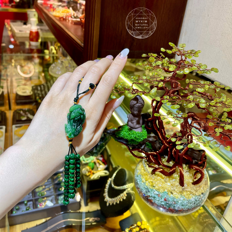 Dây treo Tỳ Hưu Ngọc Phỉ Thúy & Sơn Thủy