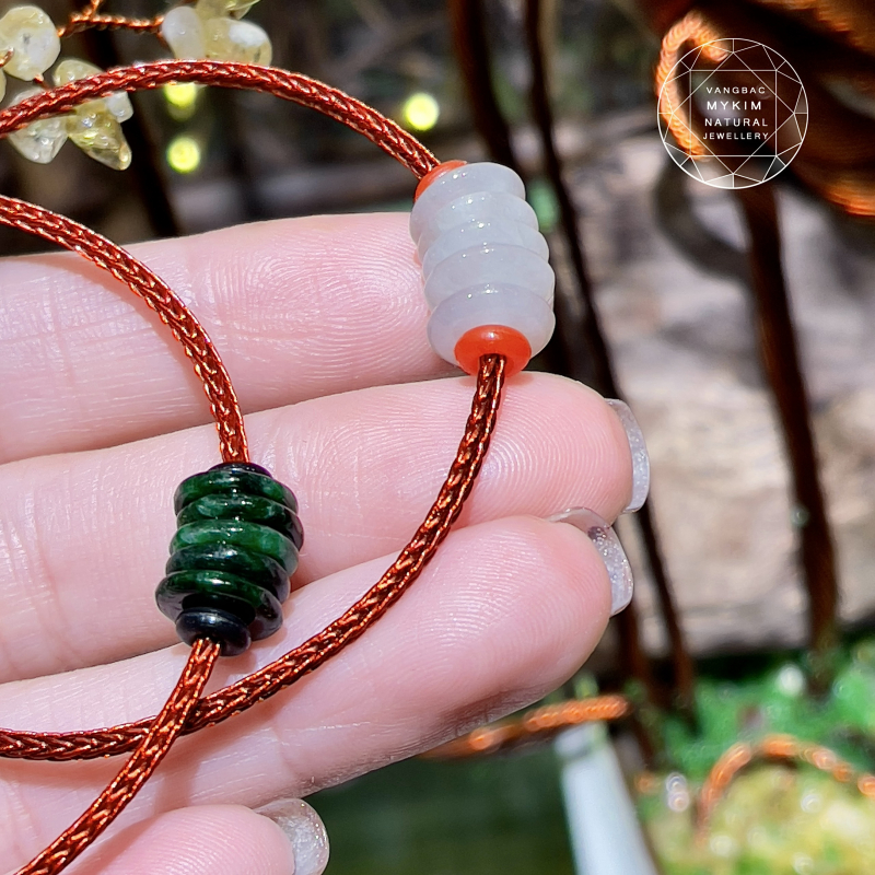 Vòng Tay Đồng ĐIếu - Ngọc Phỉ Thúy - Tết chỉ đỏ