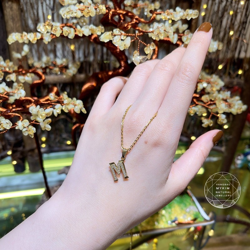 Mặt dây chữ theo yêu cầu - Vàng 14k - 18k