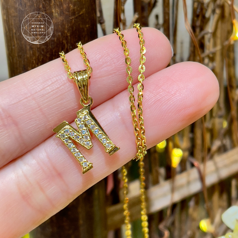 Mặt dây chữ theo yêu cầu - Vàng 14k - 18k