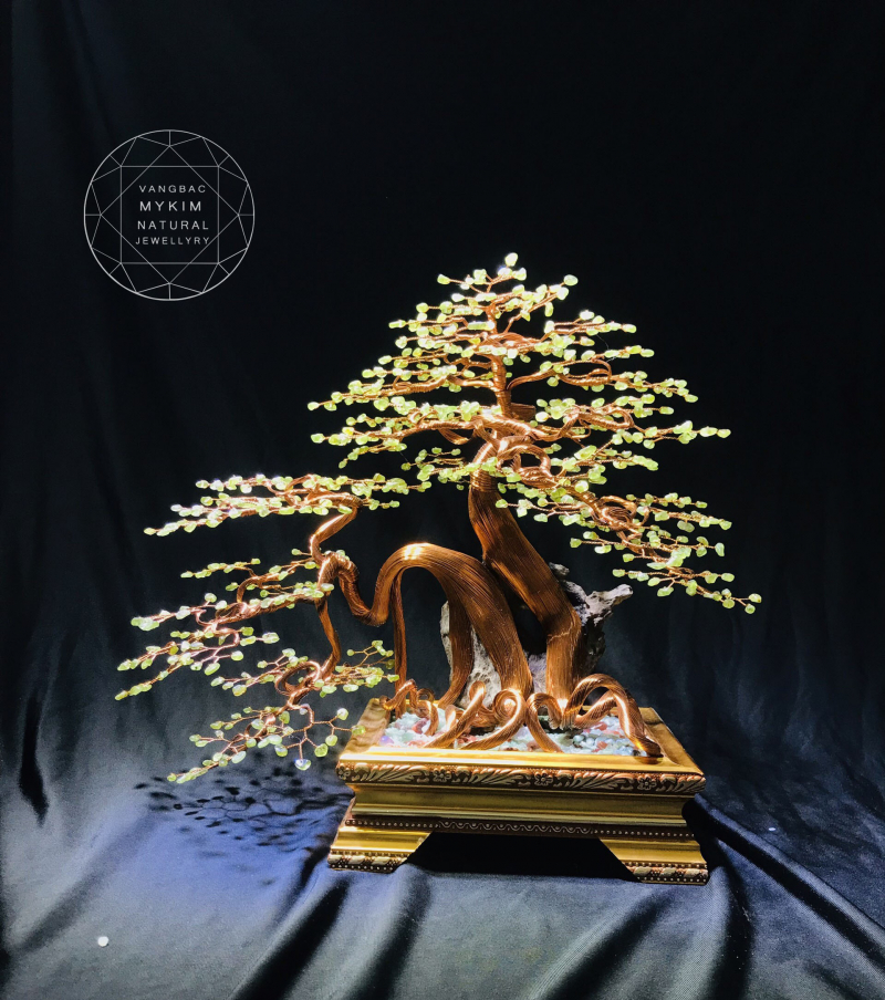 Cây Bonsai Tài Lộc - Đá Peridot 02
