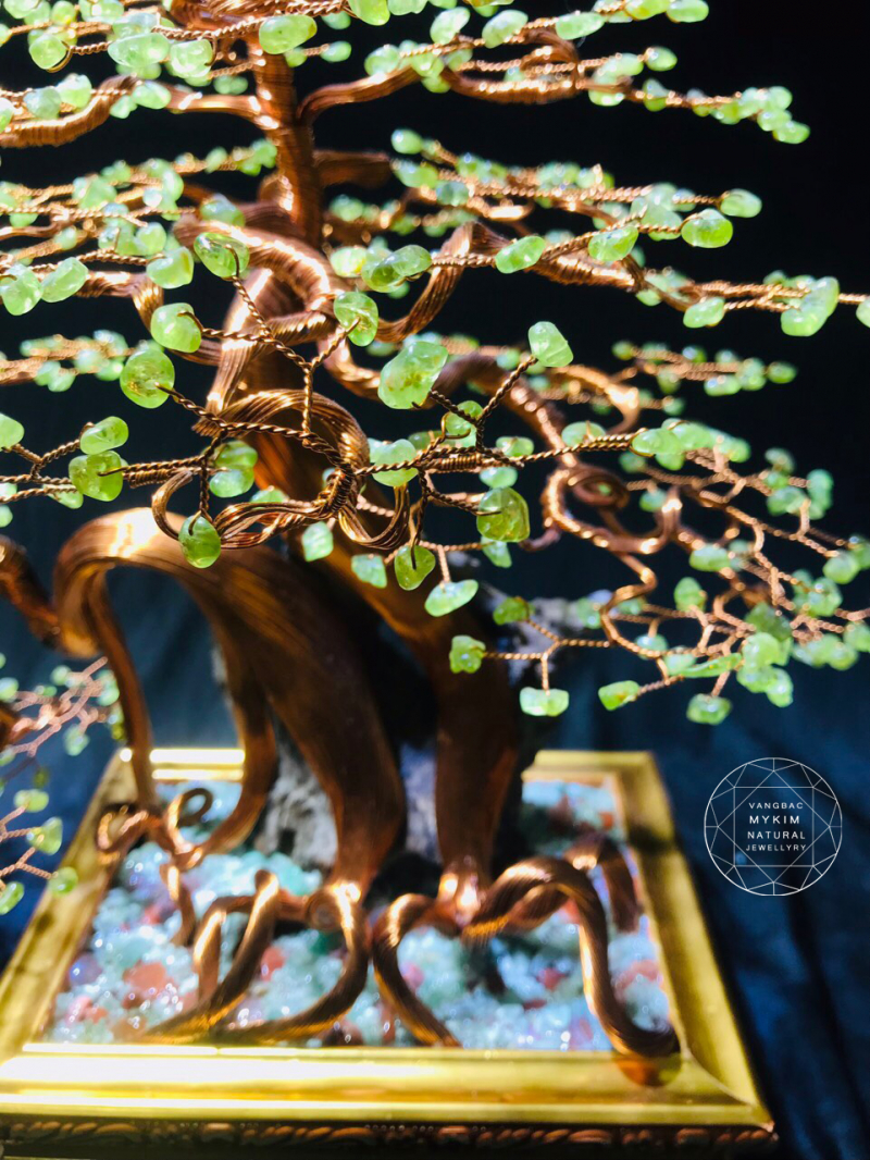 Cây Bonsai Tài Lộc - Đá Peridot 02