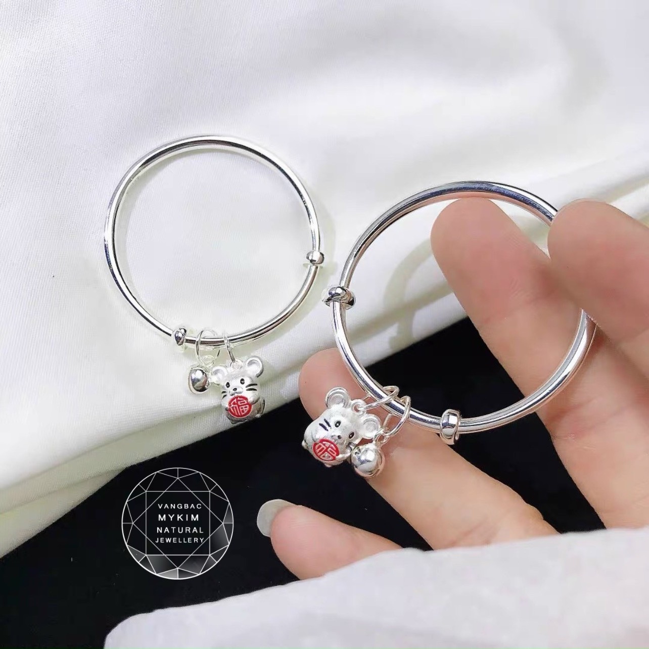 Lắc Bạc Cho Bé - MS001 - Bạc 925