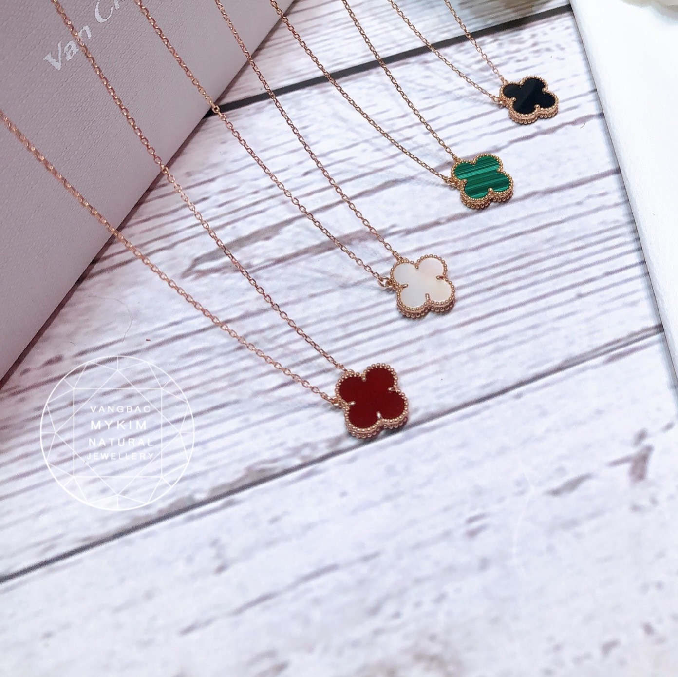 Dây Chuyền Cỏ Bốn Lá - Vàng 18k