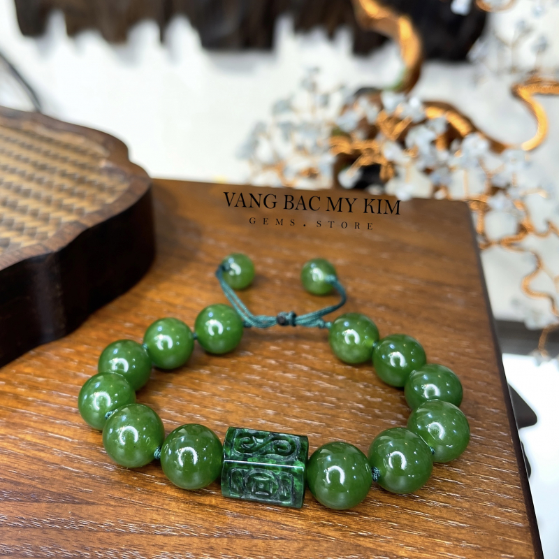 🧿 Vòng Dây Tết Mã Não Xanh & Lu Thống Ngọc Phỉ Thúy | Kết Nối Bình An & Tài Lộc