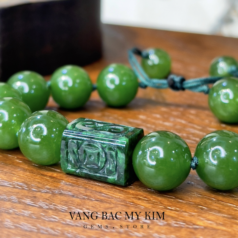 🧿 Vòng Dây Tết Mã Não Xanh & Lu Thống Ngọc Phỉ Thúy | Kết Nối Bình An & Tài Lộc