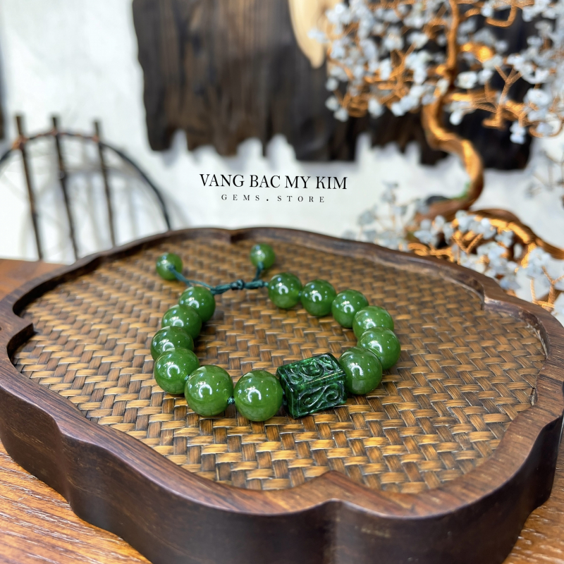 🧿 Vòng Dây Tết Mã Não Xanh & Lu Thống Ngọc Phỉ Thúy | Kết Nối Bình An & Tài Lộc