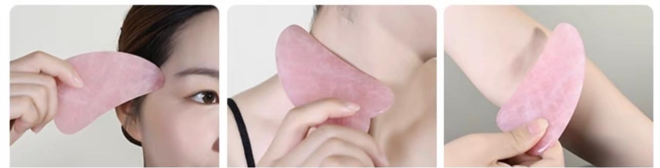Set Cây Lăn Thạch Anh Massage Nâng Cơ Mặt Và Cơ Thể