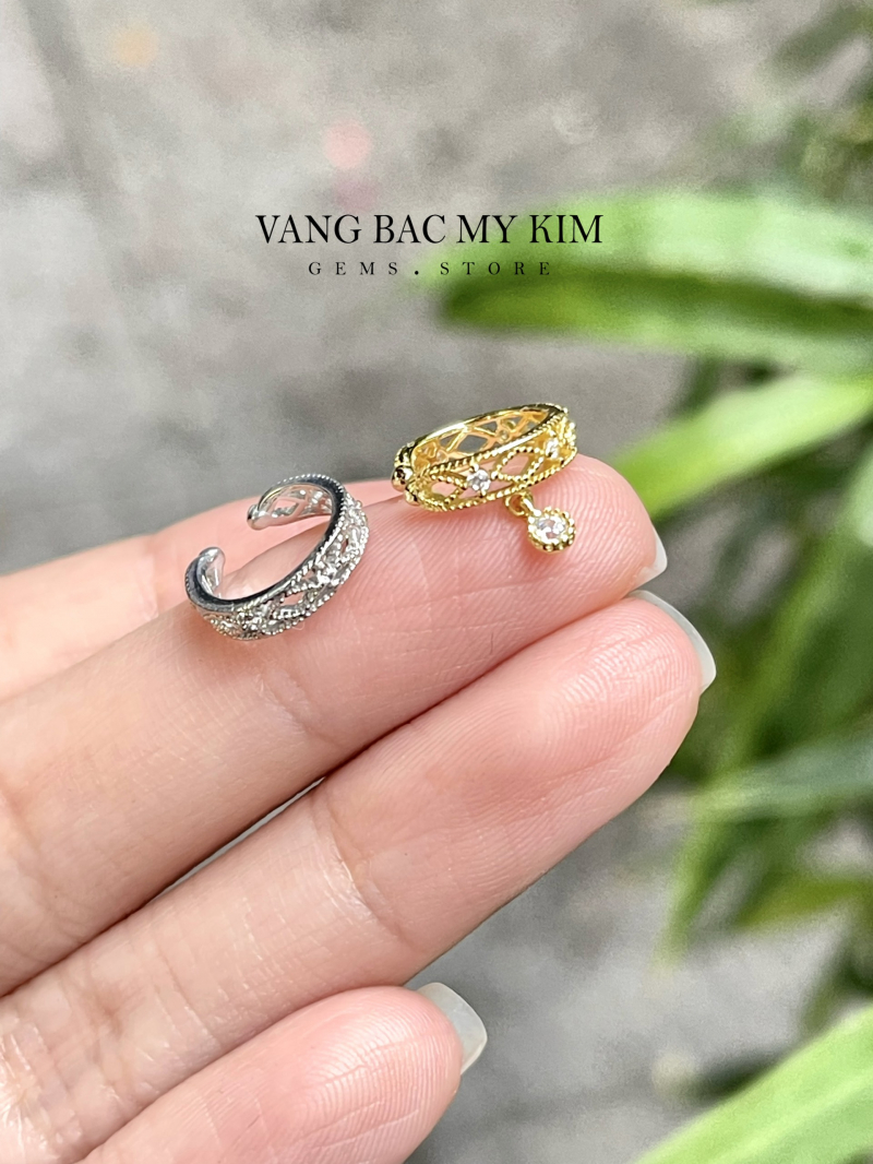 Khuyên Kẹp Vành Tai - Vàng 10k - 14k