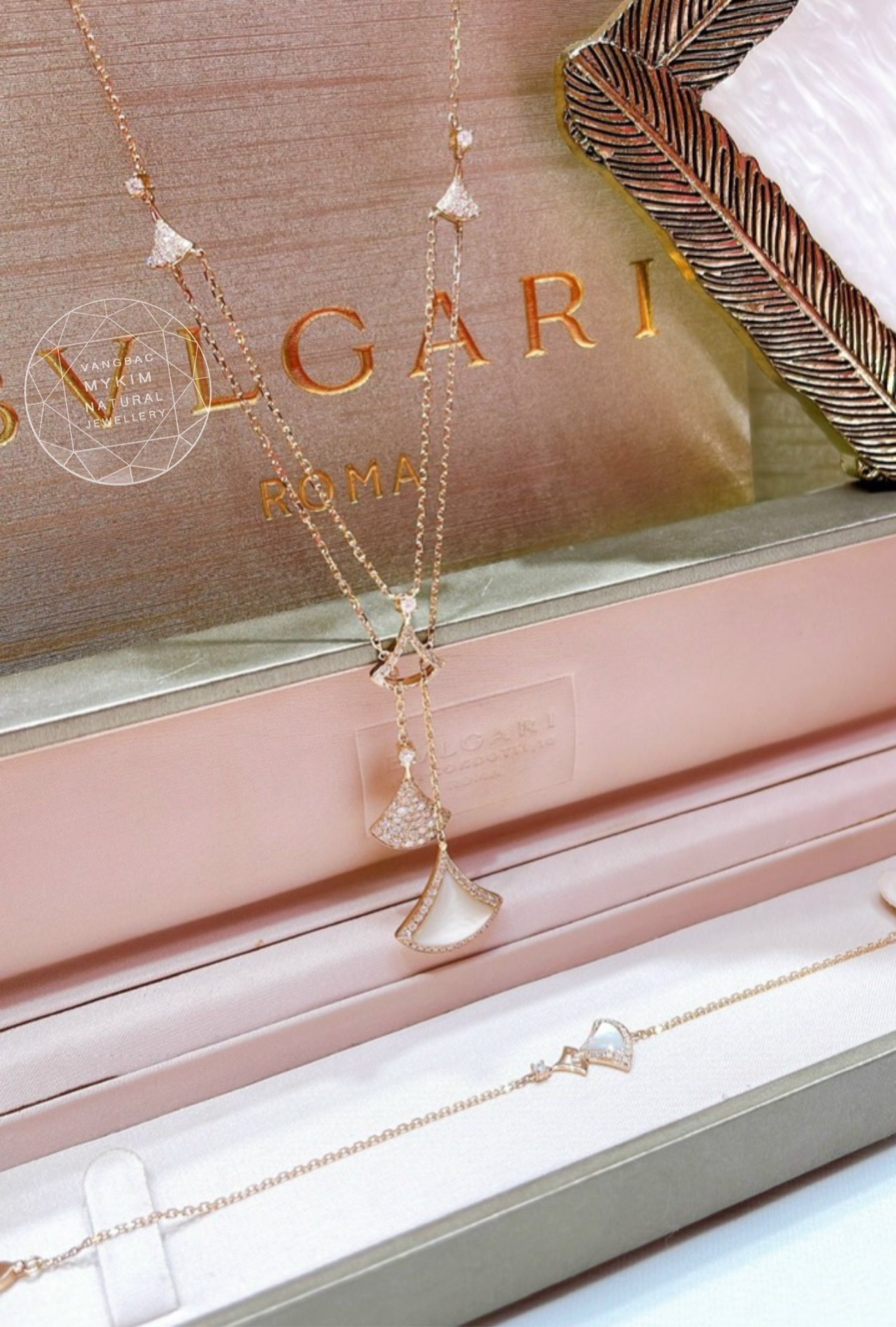 Dây Chuyền Vàng Hồng 18k