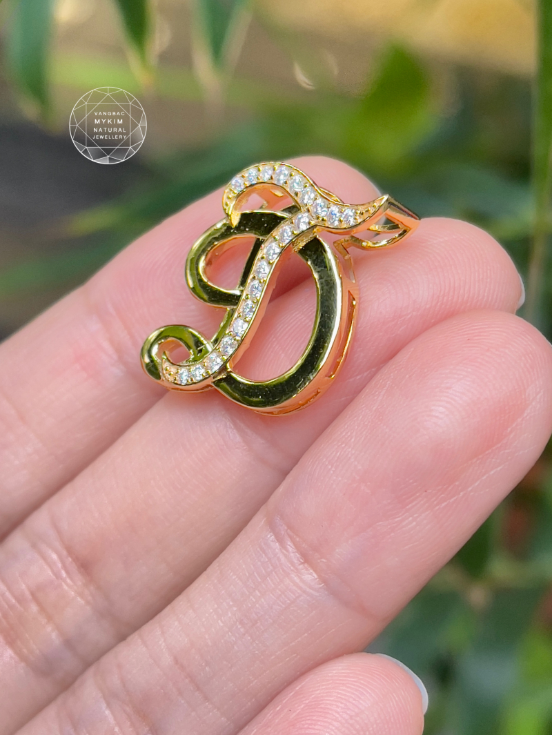 Mặt Dây Chữ Lồng Vàng 14k