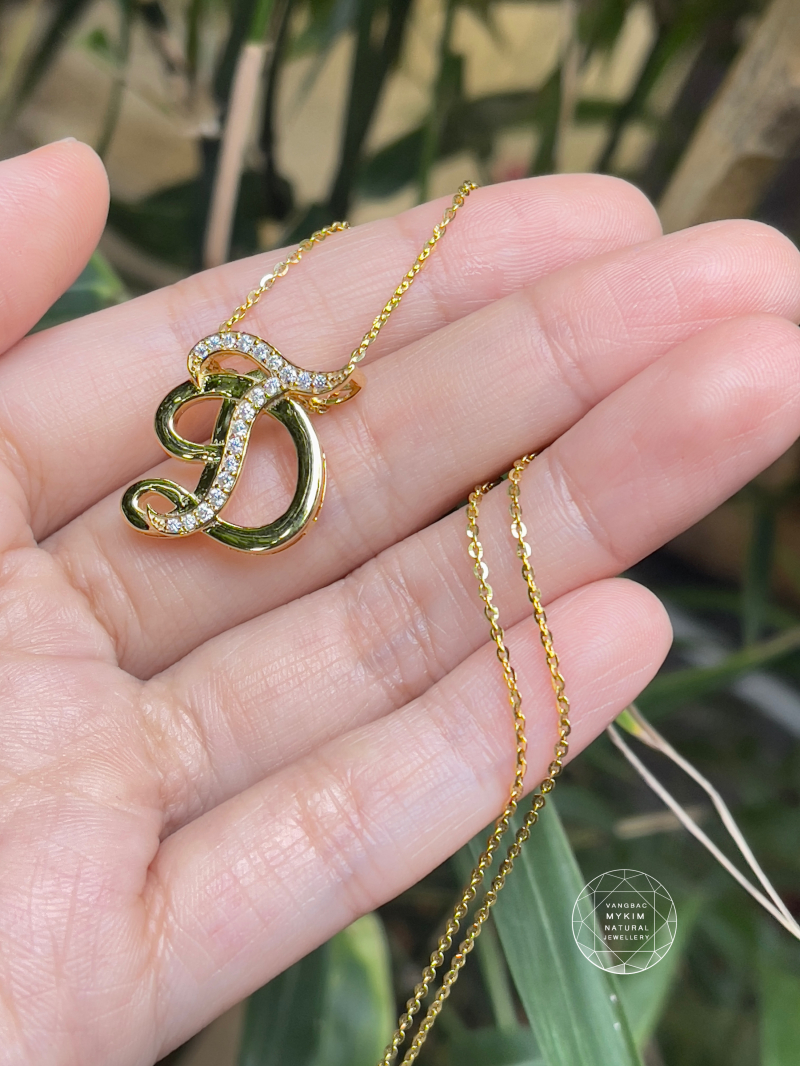 Mặt Dây Chữ Lồng Vàng 14k