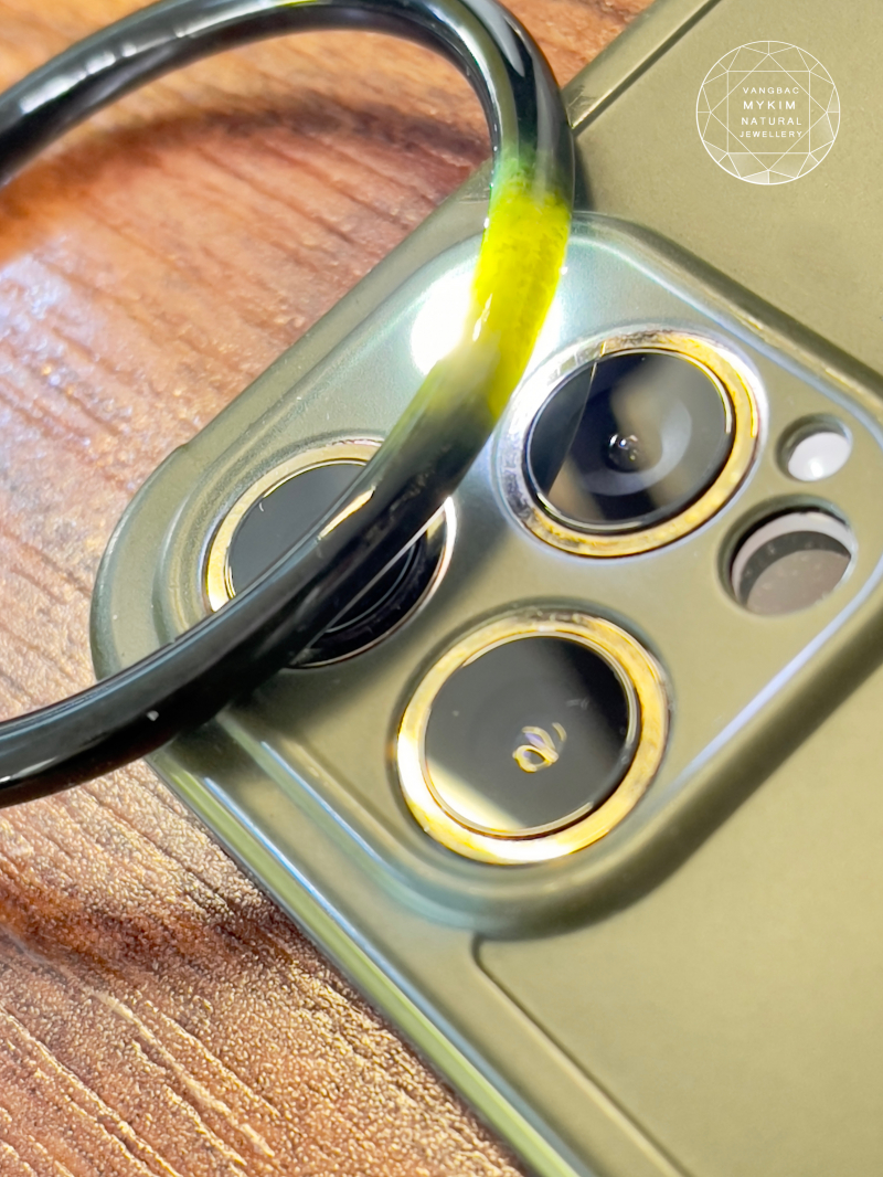 💚 Vòng Bản Ngọc Bích Nephrite VIP • Màu Xanh Đen Quý Hiếm • Trang Sức Phong Thủy Tài Lộc & Bình An