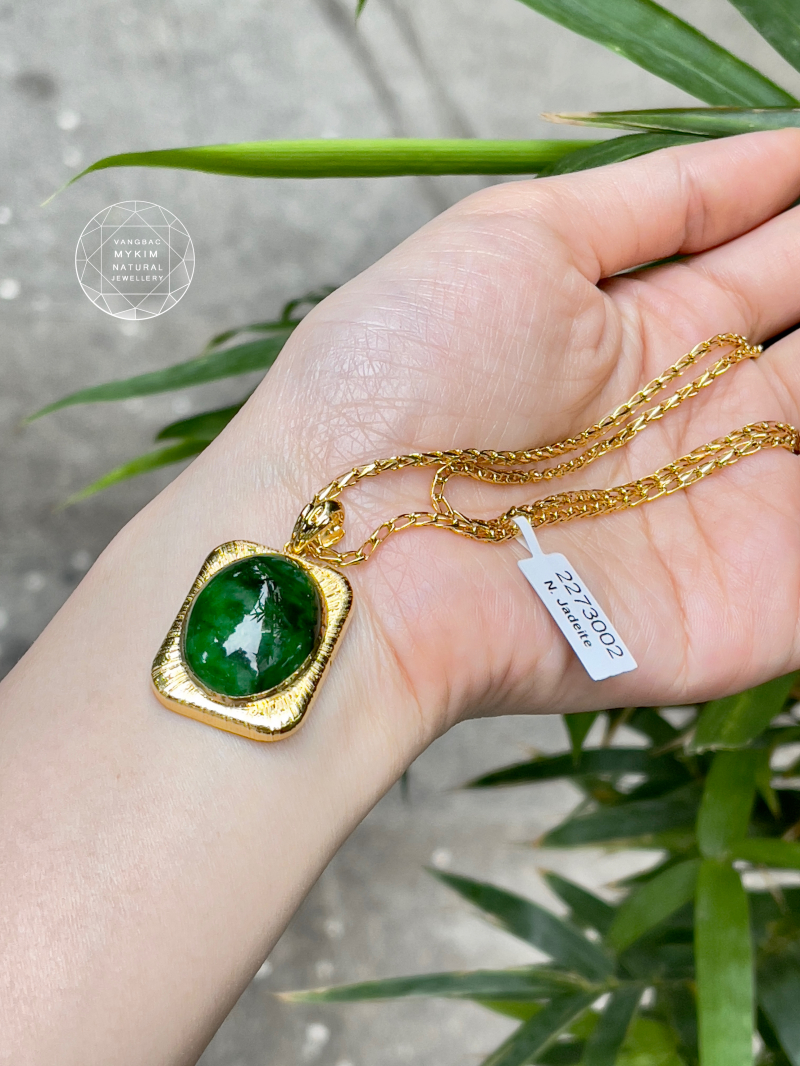 Dây chuyền Ngọc Phỉ Thuý Jadeite VIP - Vàng 18k