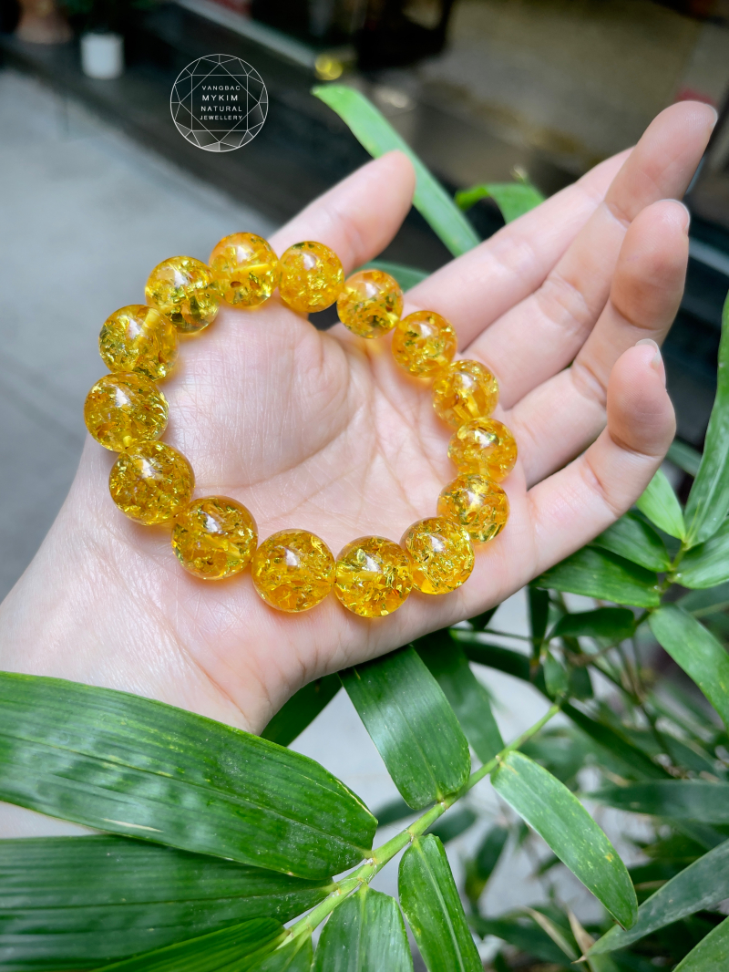 Vòng Hổ Phách Amber thiên nhiên VIP
