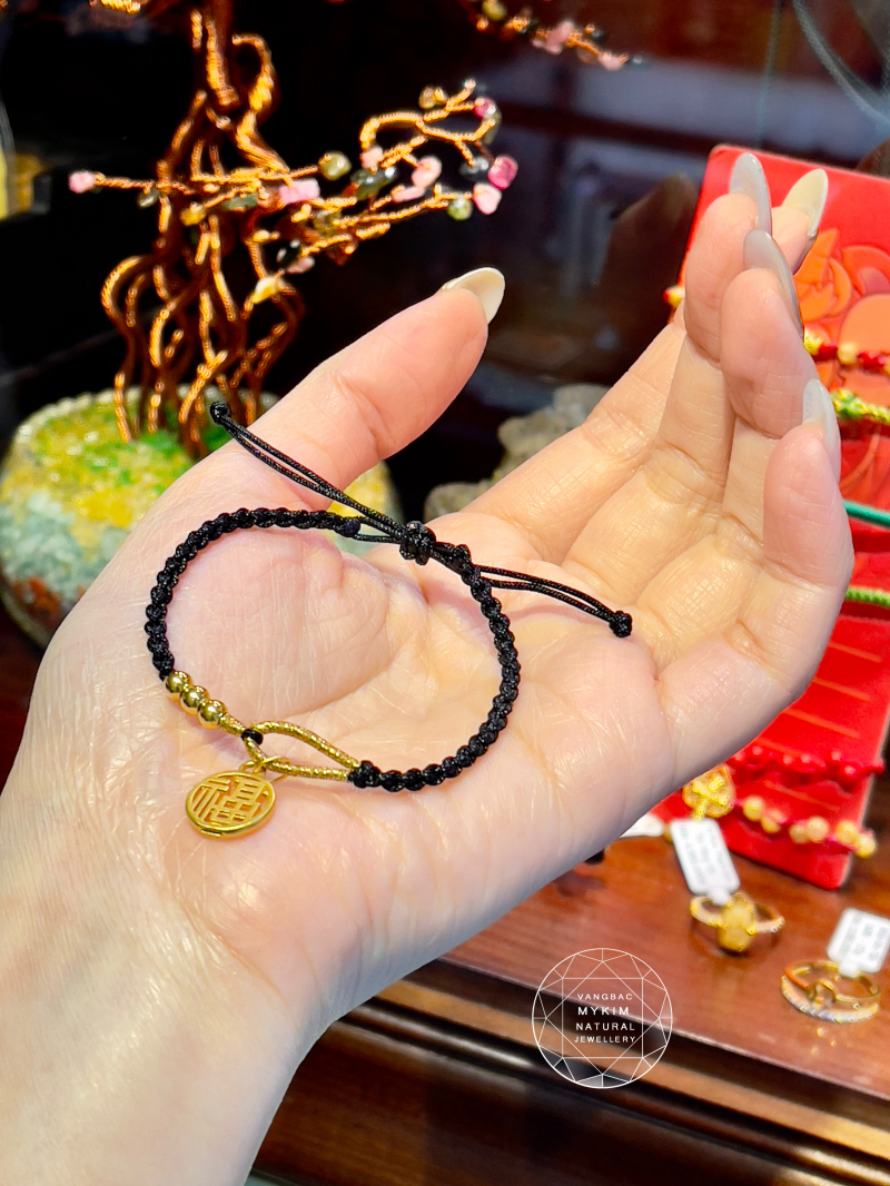 Dây Tết Charm Treo Vàng 24k
