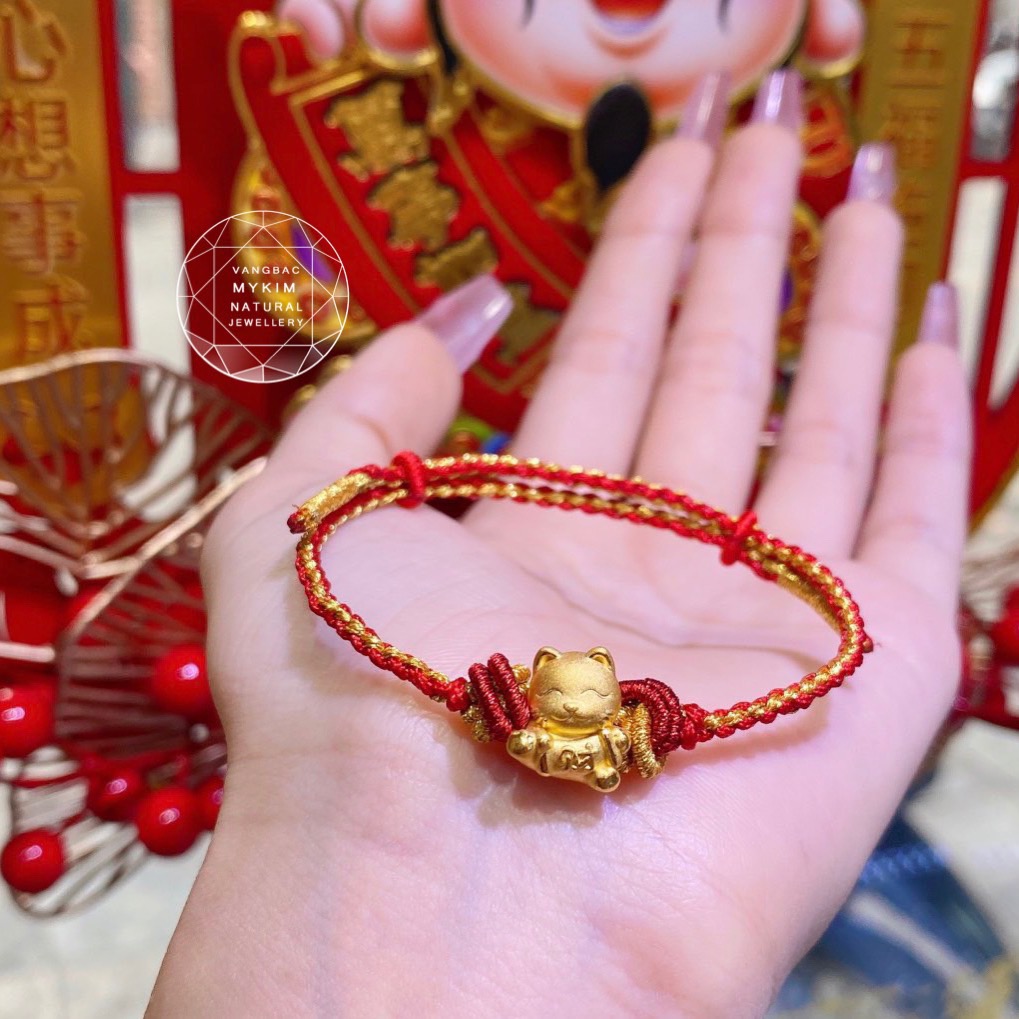 Dây Tết kiểu - Charm Vàng 24k - MS005