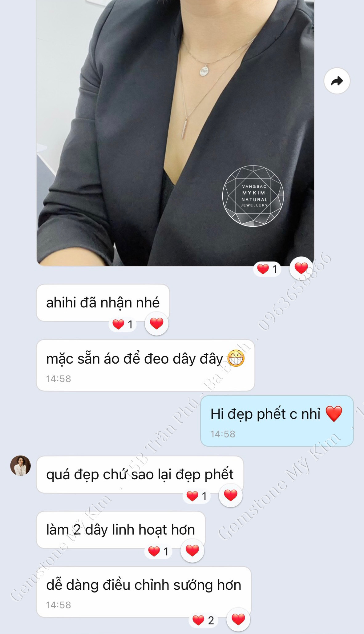 Dây chuyền Bạc si vàng trắng 18k cao cấp
