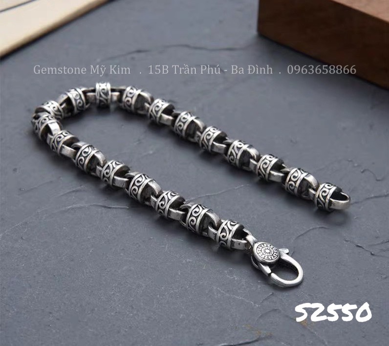 Lắc Bạc Cho Nam - Bạc 925 nguyên chất - Ms01